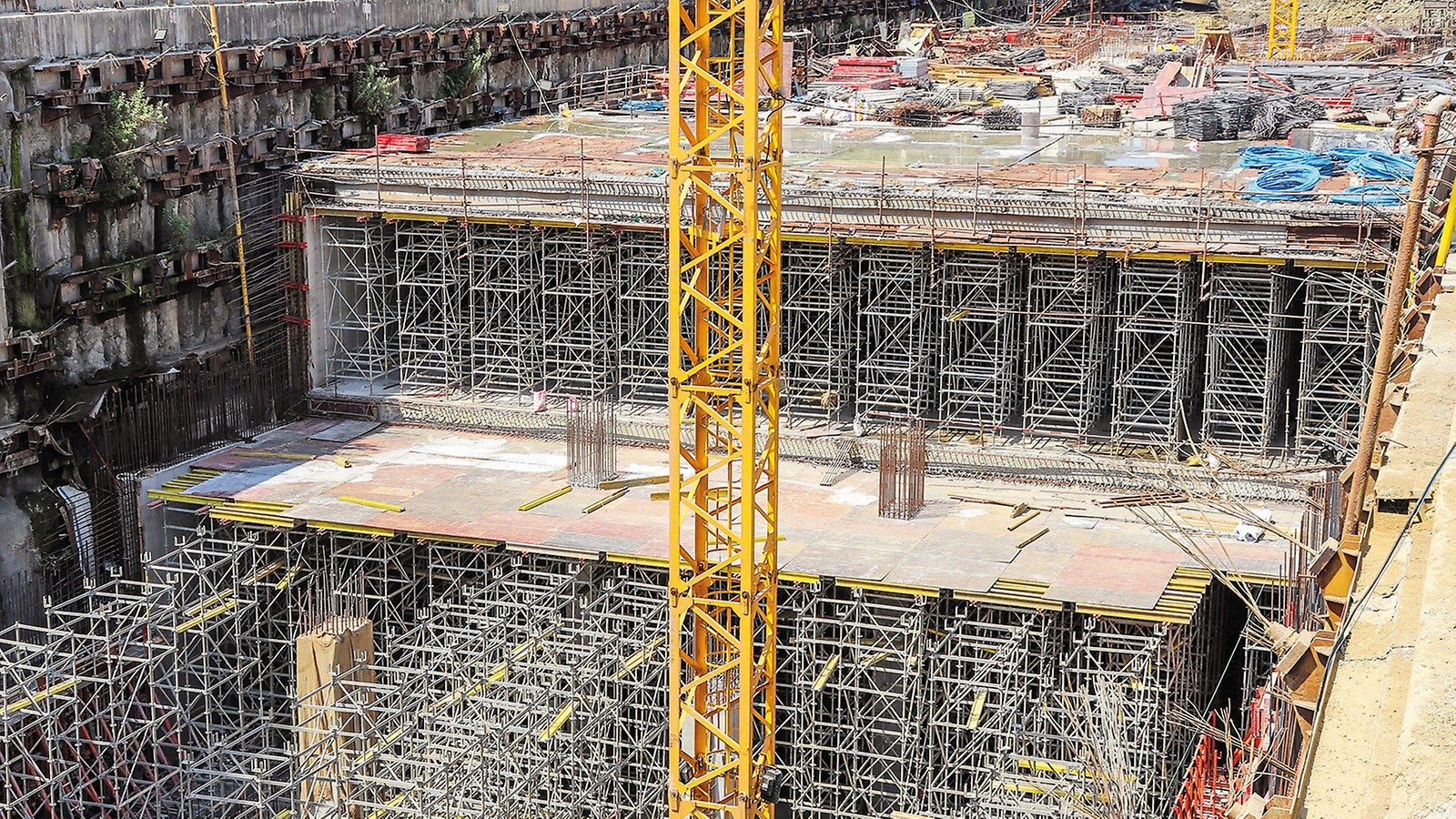 <p>The Bandra Kurla Complex (BKC) is an underground station on the Mumbai Metro, a rapid transit system that is currently under construction.</p><br/>