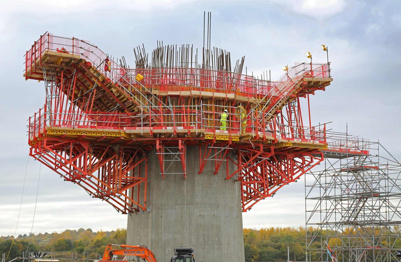 as all required connection parts are already mounted on the Brace Frame.