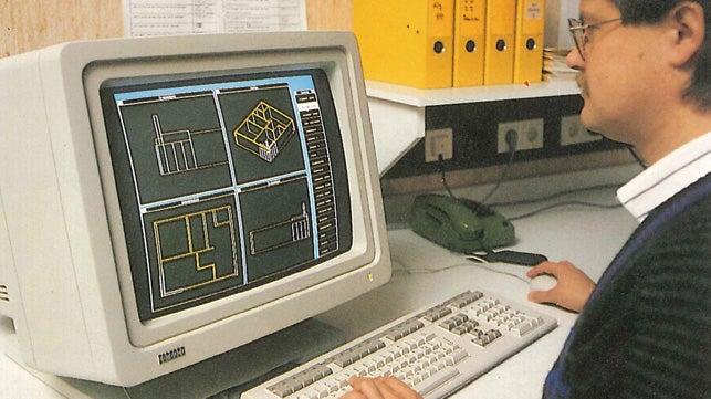 <p>73 modern CAD work places replace the drawing boards in Weissenhorn. Production robots and PC-controlled warehouse technology are also acquired and the powder-coating system is commissioned.</p><br/>